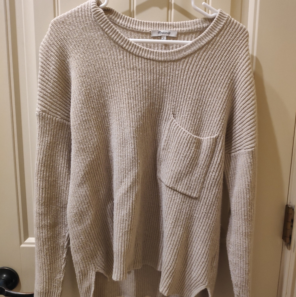 Madewell Thompson Sweater with Pocket, M